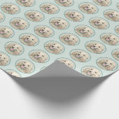 Cocker Spaniel Buff-schildering - Oorspronkelijke Cadeaupapier (Hoek)