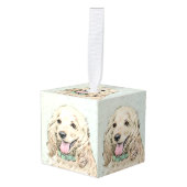 Cocker Spaniel Buff-schildering - Oorspronkelijke Decoratie (Voorkant hoekig)