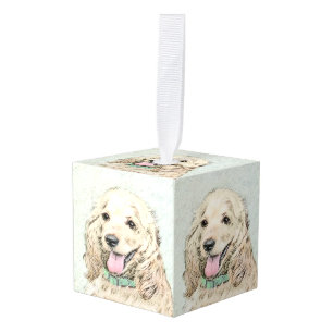 Cocker Spaniel Buff-schildering - Oorspronkelijke Decoratie