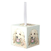 Cocker Spaniel Buff-schildering - Oorspronkelijke Decoratie (Achter hoekig)