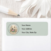 Cocker Spaniel Buff-schildering - Oorspronkelijke Etiket (Insitu)