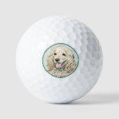 Cocker Spaniel Buff-schildering - Oorspronkelijke Golfballen (Voorkant)