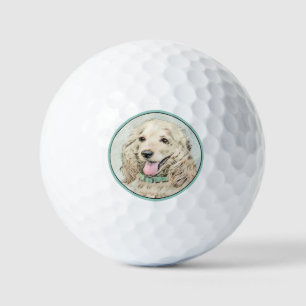 Cocker Spaniel Buff-schildering - Oorspronkelijke Golfballen