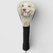 Cocker Spaniel Buff-schildering - Oorspronkelijke  Golfheadcover (Voorkant)