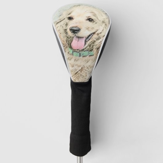 Cocker Spaniel Buff-schildering - Oorspronkelijke  Golfheadcover (Voorkant)