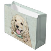 Cocker Spaniel Buff-schildering - Oorspronkelijke  Groot Cadeauzakje (Voorkant Gekanteld)