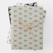 Cocker Spaniel Buff-schildering - Oorspronkelijke Inpakpapier Vel (In situ)