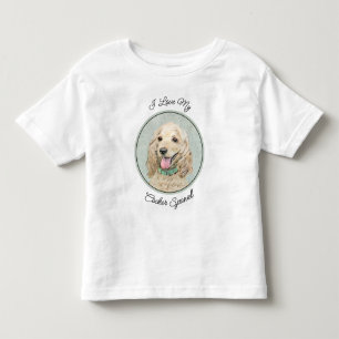 Cocker Spaniel Buff-schildering - Oorspronkelijke  Kinder Shirts