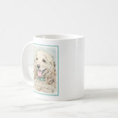 Cocker Spaniel Buff-schildering - Oorspronkelijke  Koffiemok (Voorkant links)