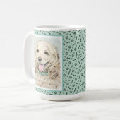 Cocker Spaniel Buff-schildering - Oorspronkelijke Koffiemok (Voorkant links)