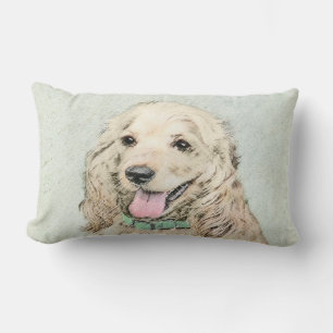 Cocker Spaniel Buff-schildering - Oorspronkelijke  Kussen