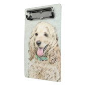Cocker Spaniel Buff-schildering - Oorspronkelijke  Mini Klembord (Angled2)