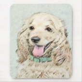 Cocker Spaniel Buff-schildering - Oorspronkelijke  Muismat (Voorkant)
