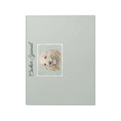 Cocker Spaniel Buff-schildering - Oorspronkelijke  Notitieblok (Linkerzijde)