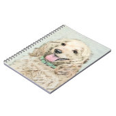 Cocker Spaniel Buff-schildering - Oorspronkelijke  Notitieboek (Linkerzijde)