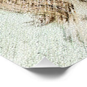 Cocker Spaniel Buff-schildering - Oorspronkelijke Perfect Poster (Hoek)