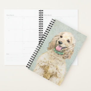 Cocker Spaniel Buff-schildering - Oorspronkelijke Planner