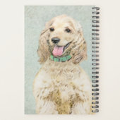 Cocker Spaniel Buff-schildering - Oorspronkelijke Planner (Achterkant)