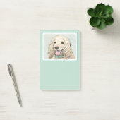 Cocker Spaniel Buff-schildering - Oorspronkelijke Post-it® Notes (Kantoor)