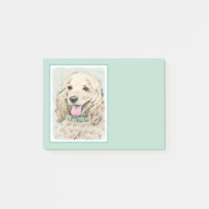 Cocker Spaniel Buff-schildering - Oorspronkelijke  Post-it® Notes