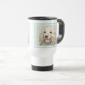 Cocker Spaniel Buff-schildering - Oorspronkelijke  Reisbeker (Voorkant rechts)