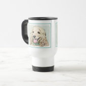 Cocker Spaniel Buff-schildering - Oorspronkelijke  Reisbeker (Voorkant links)