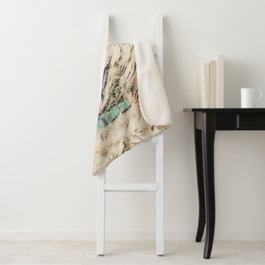 Cocker Spaniel Buff-schildering - Oorspronkelijke Sherpa Deken (In situ)