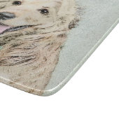 Cocker Spaniel Buff-schildering - Oorspronkelijke  Snijplank (Hoek)