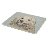 Cocker Spaniel Buff-schildering - Oorspronkelijke  Snijplank (Hoek)