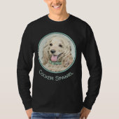 Cocker Spaniel Buff-schildering - Oorspronkelijke T-shirt (Voorkant)