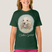 Cocker Spaniel Buff-schildering - Oorspronkelijke  T-shirt (Voorkant)