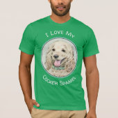 Cocker Spaniel Buff-schildering - Oorspronkelijke T-shirt (Voorkant)