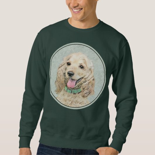 Cocker Spaniel Buff-schildering - Oorspronkelijke  Trui (Voorkant)
