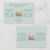 Cocker Spaniel Buff-schildering - Oorspronkelijke  Visitekaartje (Voorkant / Achterkant)