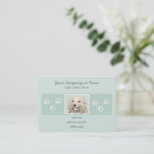 Cocker Spaniel Buff-schildering - Oorspronkelijke  Visitekaartje (Staand voorkant)