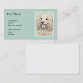 Cocker Spaniel Buff-schildering - Oorspronkelijke Visitekaartje (Voorkant / Achterkant)
