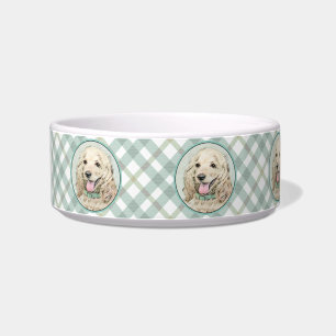 Cocker Spaniel Buff-schildering - Oorspronkelijke  Voerbakje