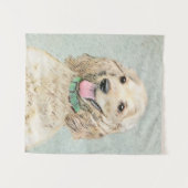 Cocker Spaniel Buff-schildering - Oorspronkelijke  Wandkleed (Voorkant (horizontaal))