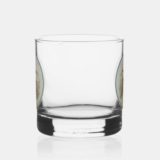 Cocker Spaniel Buff-schildering - Oorspronkelijke Whisky Glas (Links)