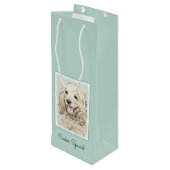 Cocker Spaniel Buff-schildering - Oorspronkelijke Wijn Cadeautas (Achterkant Gekanteld)