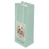 Cocker Spaniel Buff-schildering - Oorspronkelijke Wijn Cadeautas (Voorkant Gekanteld)