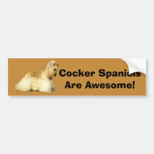 Cocker Spaniel Bumpersticker