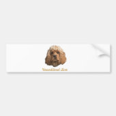 Cocker Spaniel Bumpersticker (Voorkant)