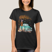 Cocker Spaniel Bunny Truck Hunt Eggs Tree Pasen T-shirt (Voorkant)