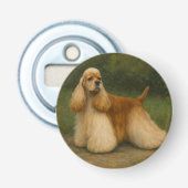Cocker Spaniel Button Flesopener (Voorkant)