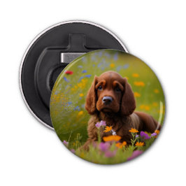 Cocker Spaniel Button Flesopener