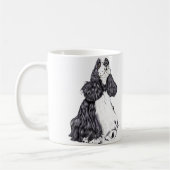 Cocker Spaniel BW Parti Koffiemok (Links)