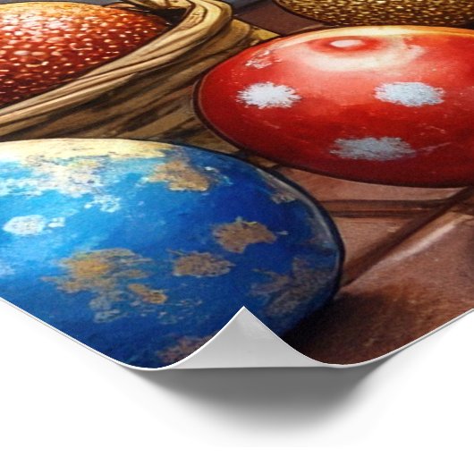 Cocker Spaniel by Fireplace with Christmas Lights Poster (Hoek)