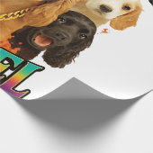 Cocker Spaniel Cadeaupapier (Hoek)