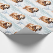 Cocker Spaniel Cadeaupapier (Hoek)